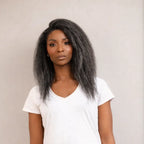 clip kinky straight poivre et sel