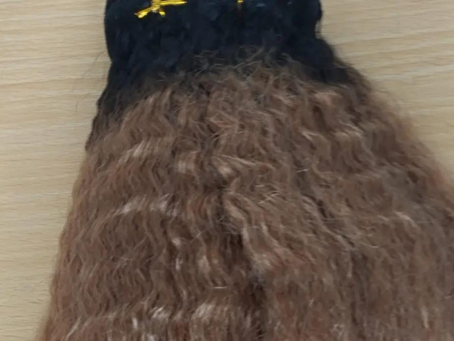 Extension cheveux Clip-in kinky straigth - lisse crépus Eclipse Hair Extension Afro-Luxe