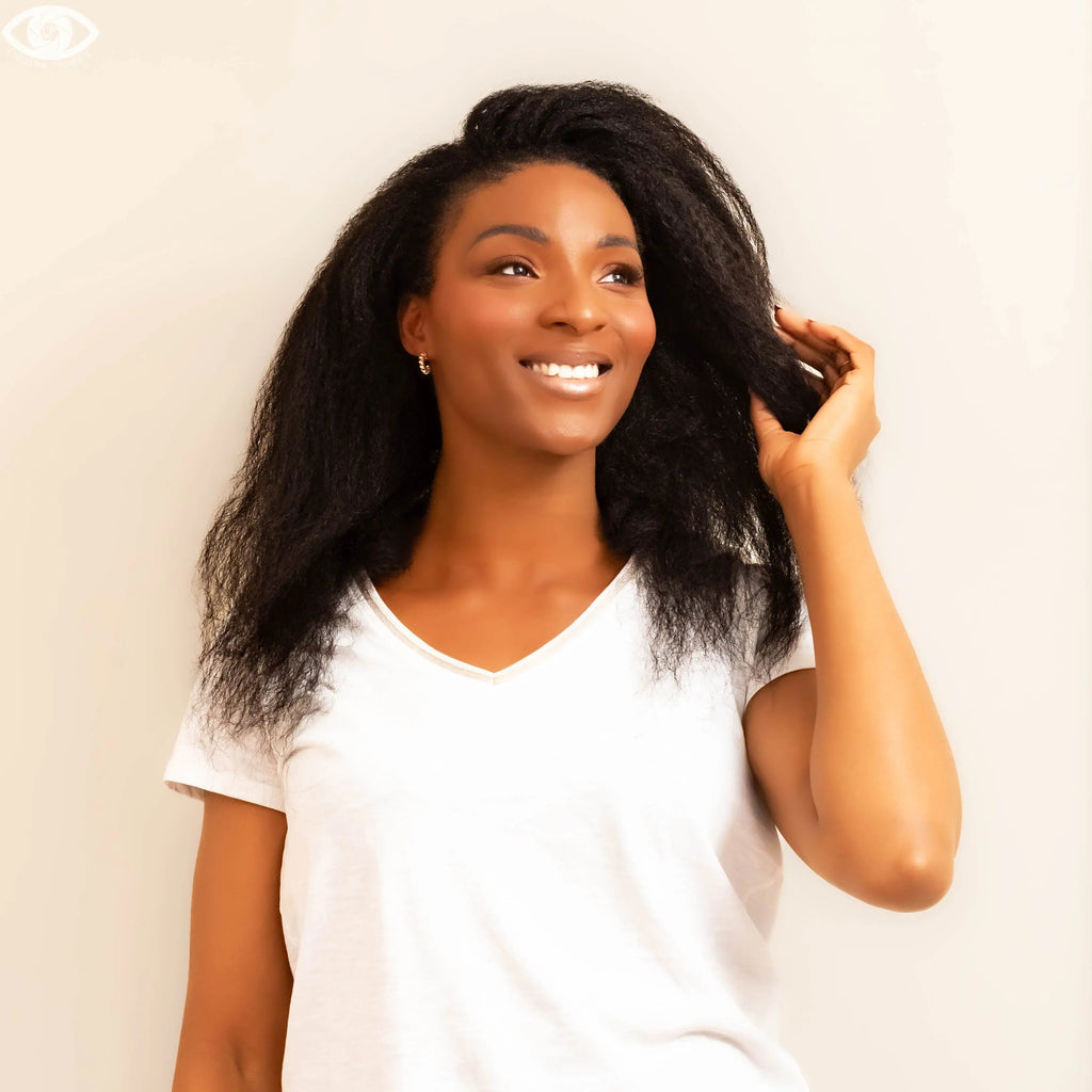 Extension cheveux Clip-in kinky straigth - lisse crépus Eclipse Hair Extension Afro-Luxe