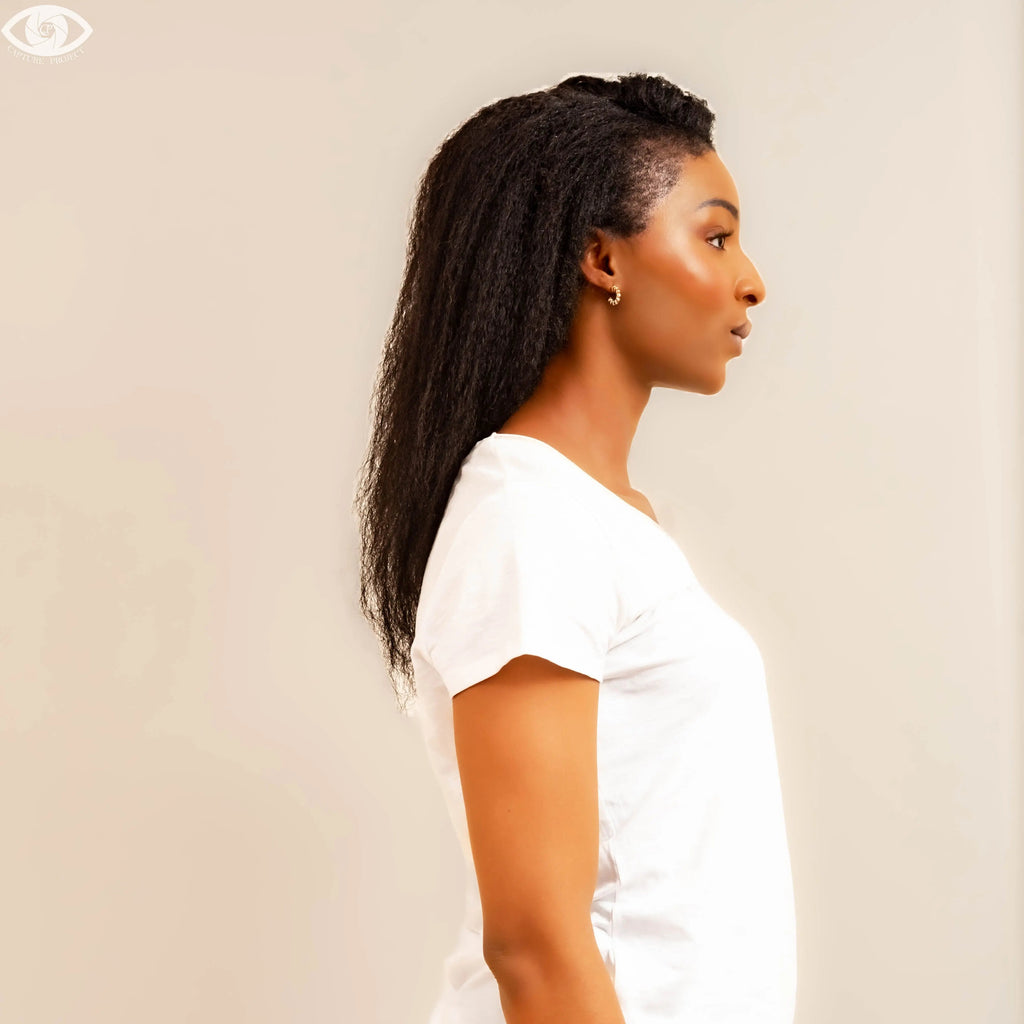 Extension cheveux Clip-in kinky straigth - lisse crépus Eclipse Hair Extension Afro-Luxe